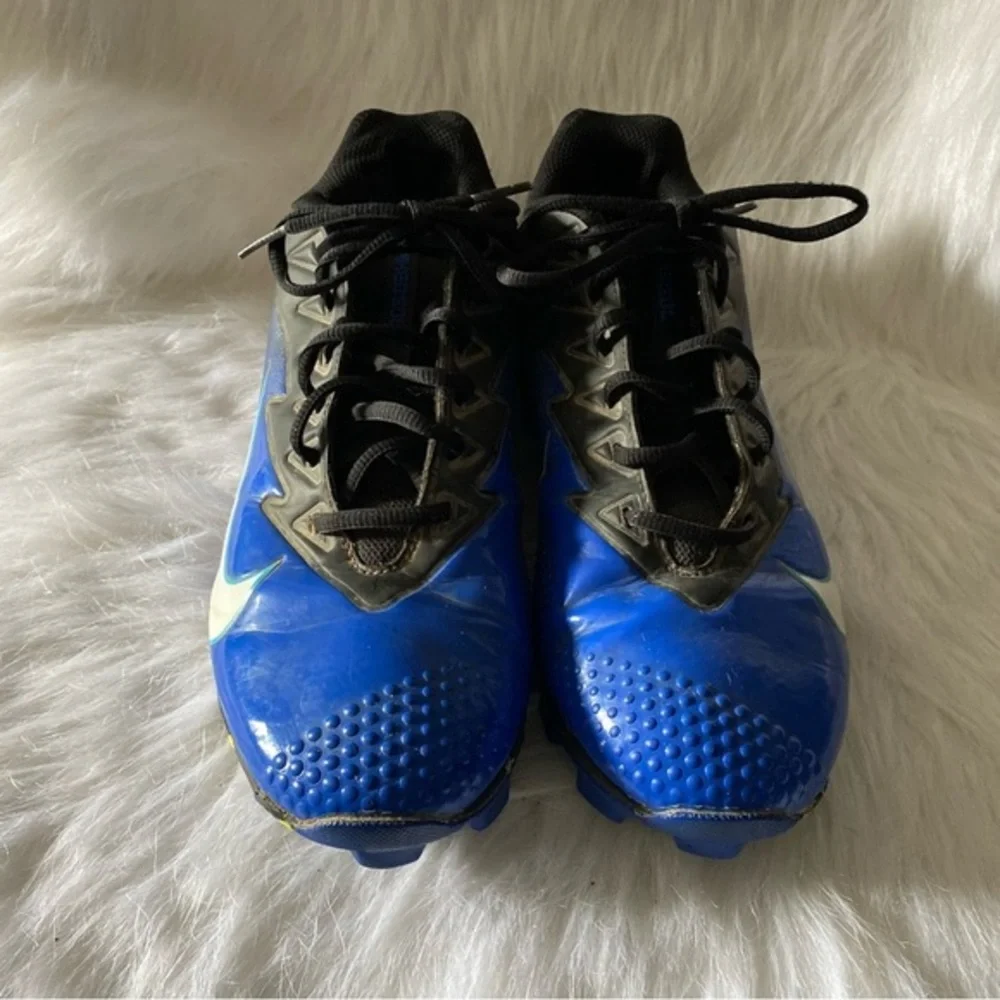 Nike Cleats Shoes‎ Mens Size 9.5 Blue-Black Lace Up Athletic Sports